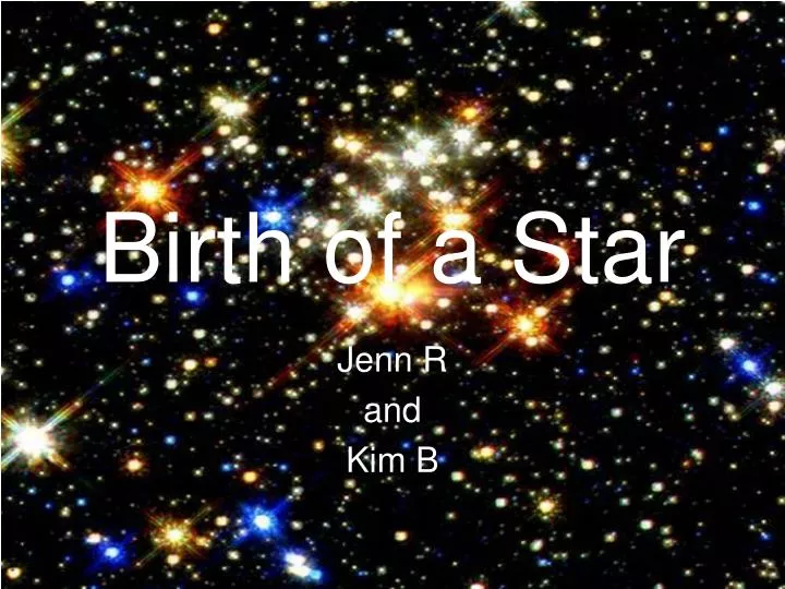 birth of a star