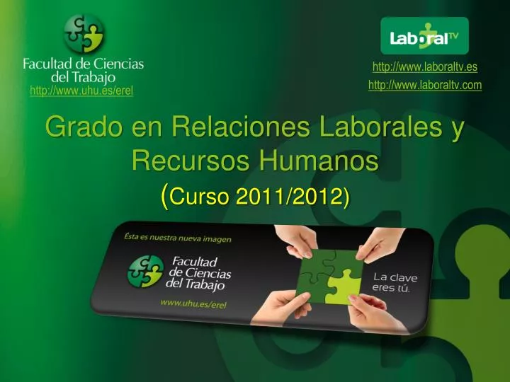 grado en relaciones laborales y recursos humanos curso 2011 2012