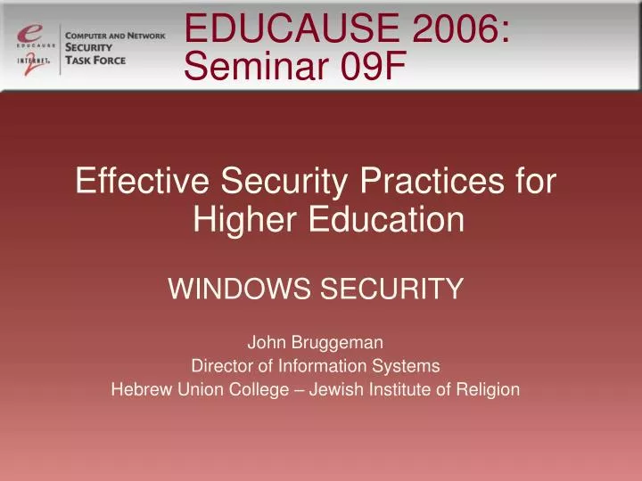 educause 2006 seminar 09f