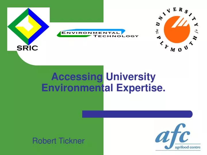 accessing university environmental expertise