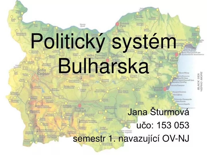 politick syst m bulharska
