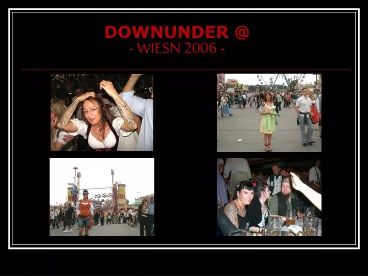 downunder @ wiesn 2006