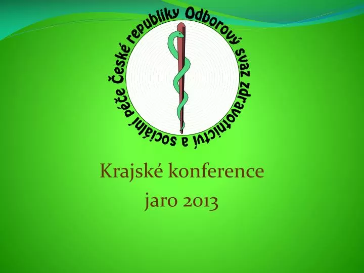 krajsk konference jaro 2013