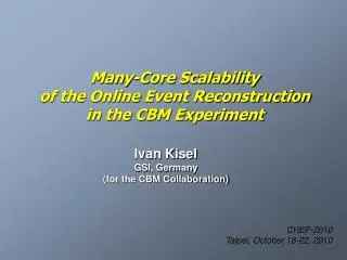 Many-Core Scalability of the Online Event Reconstruction in the CBM Experiment