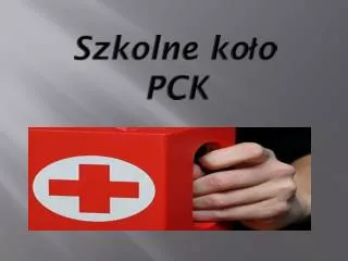 Szkolne koło PCK