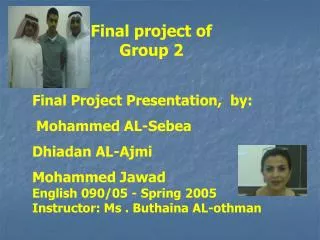 Final project of Group 2