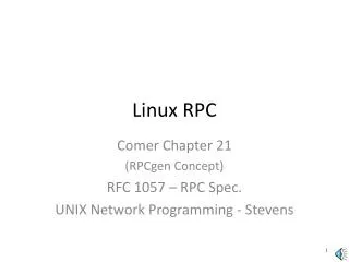Linux RPC