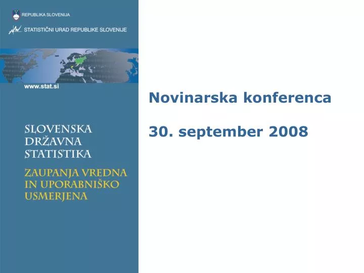 novinarska konferenca 30 september 2008