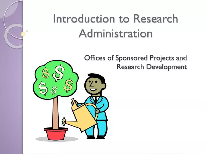 introduction to research administration