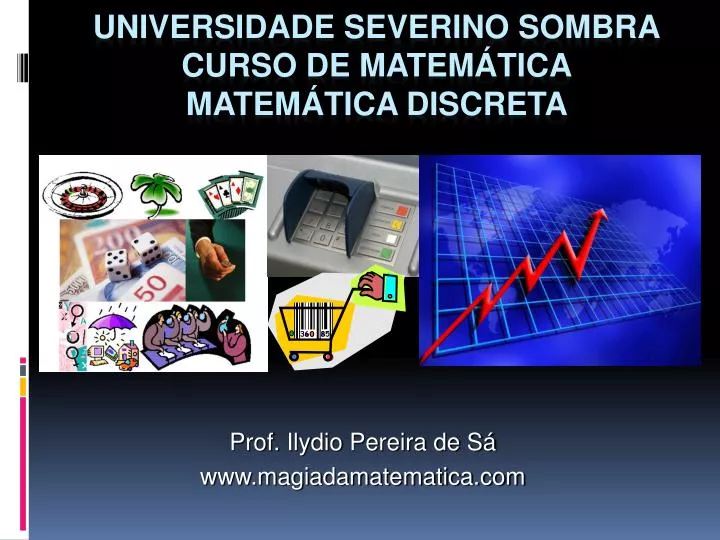 universidade severino sombra curso de matem tica matem tica discreta