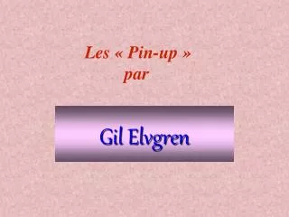 Gil Elvgren