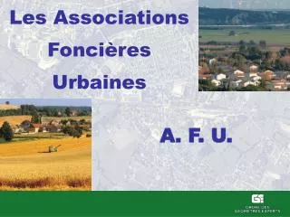 les associations fonci res urbain es