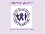 Domestic Violence - slide 1