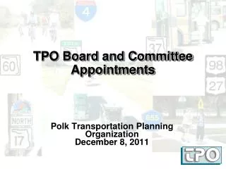 TPO Board and Committee Appointments