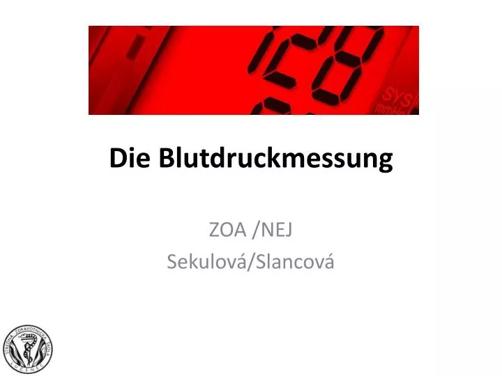 die blutdruckmessung