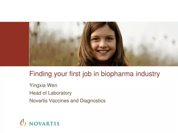 finding your first job in biopharma industry