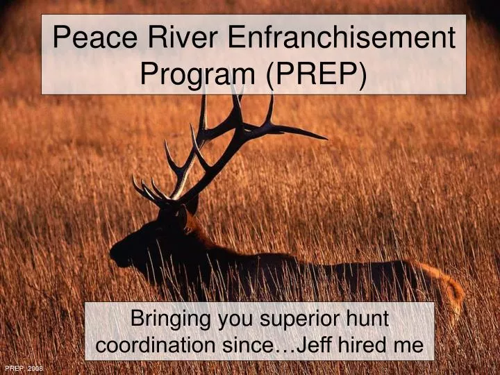 peace river enfranchisement program prep