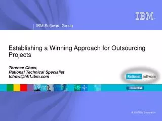 Establishing a Winning Approach for Outsourcing Projects