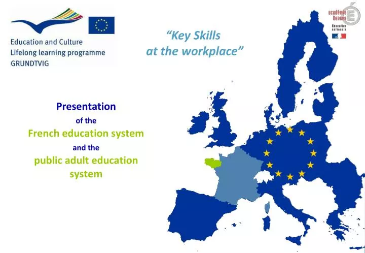 presentation of the french education system and the public adult education system