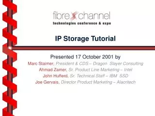 IP Storage Tutorial