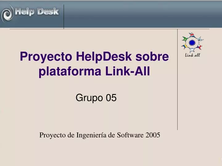proyecto helpdesk sobre plataforma link all