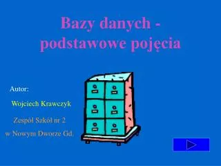 bazy danych podstawowe poj cia