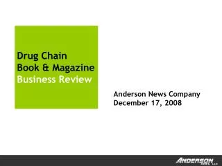 Drug Chain Book &amp; Magazine Business Review