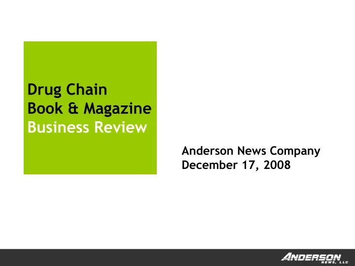 drug chain book magazine business review