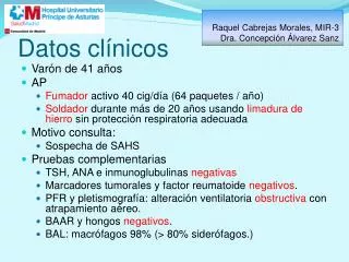 datos cl nicos