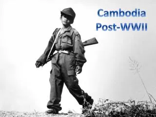 Cambodia Post-WWII