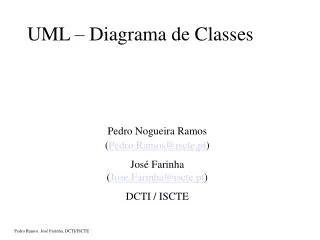 UML – Diagrama de Classes