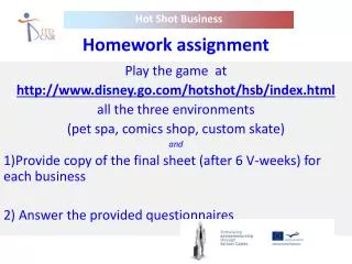 Homework assignment