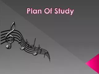 Plan Of Study