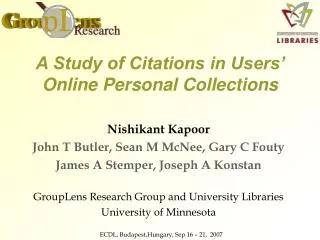 A Study of Citations in Users’ Online Personal Collections
