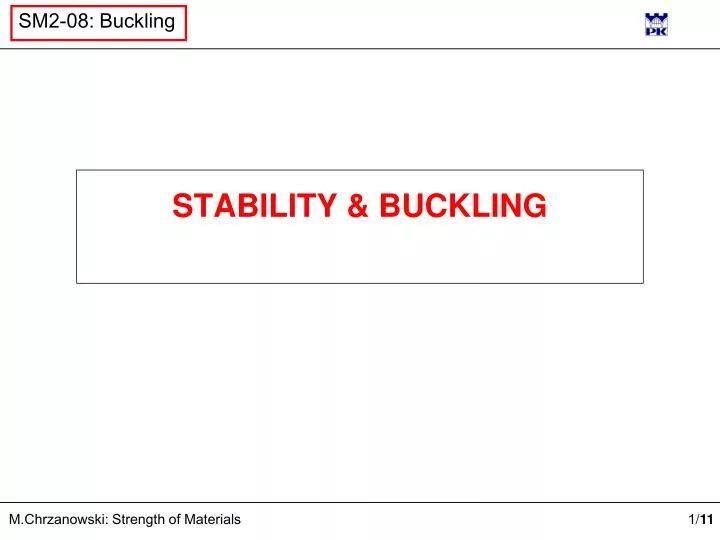 stability buckling