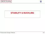 STABILITY &amp; BUCKLING - slide 1