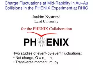 Charge Fluctuations at Mid-Rapidity in Au+Au Collisions in the PHENIX Experiment at RHIC