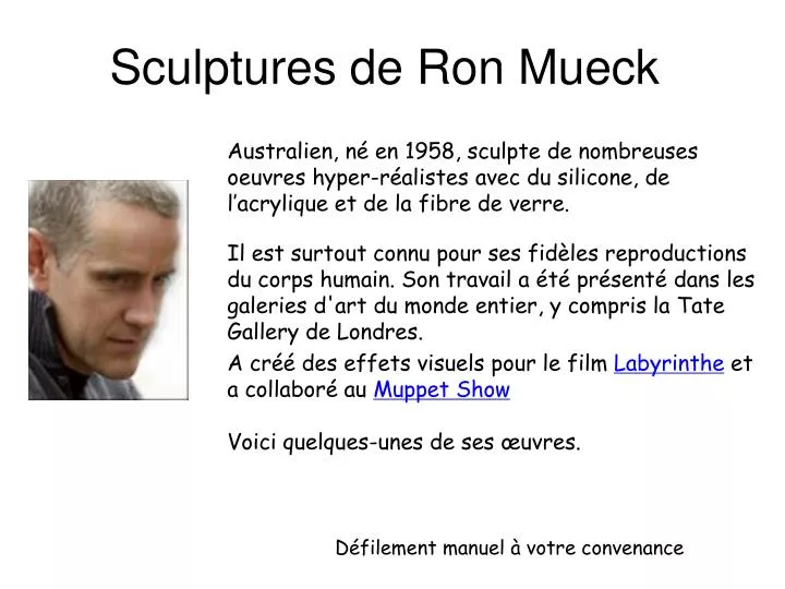 sculptures de ron mueck