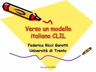 verso un modello italiano clil