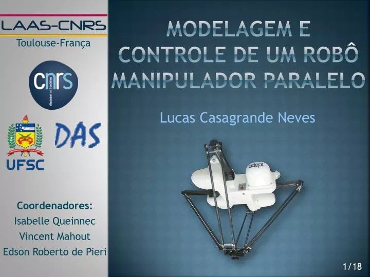 modelagem e controle de um rob manipulador paralelo