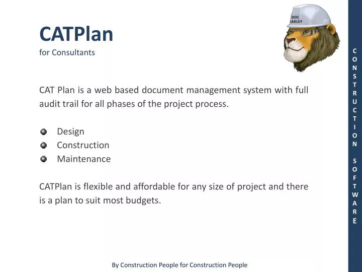 catplan for consultants