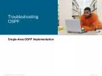 Single-Area OSPF Implementation - slide 1