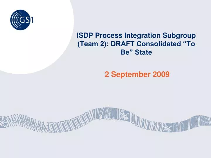 isdp process integration subgroup team 2 draft consolidated to be state