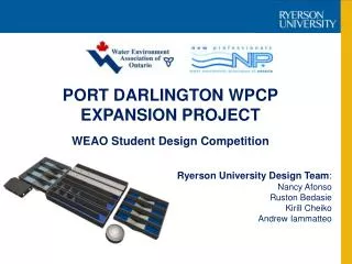 PORT DARLINGTON WPCP EXPANSION PROJECT
