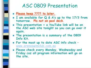 ASC 0809 Presentation