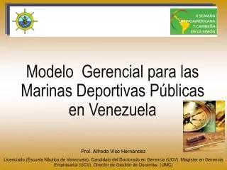 Modelo Gerencial para las Marinas Deportivas Públicas en Venezuela