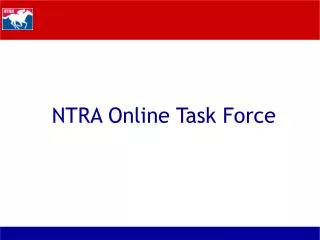 NTRA – Online Task Force