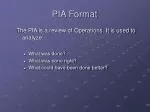 PIA Format - slide 1
