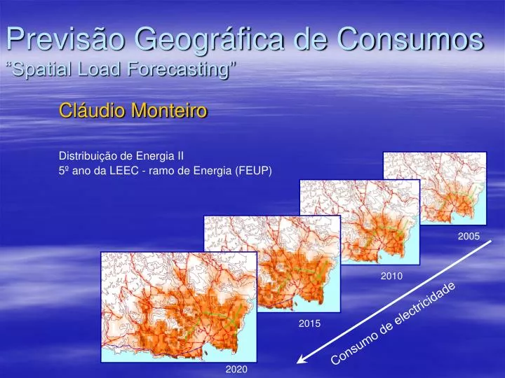 previs o geogr fica de consumos spatial load forecasting
