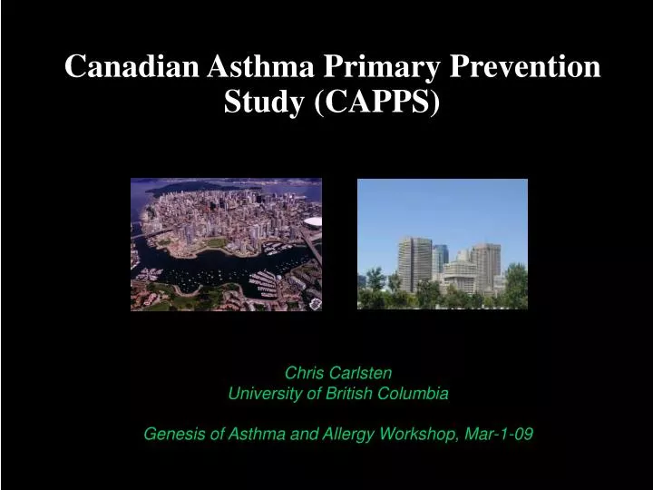 canadian asthma primary prevention study capps